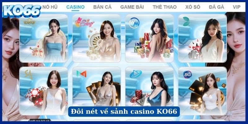 Đôi nét về sảnh casino KO66