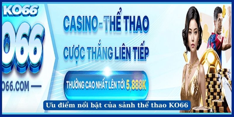 Ưu điểm nổi bật của sảnh thể thao KO66